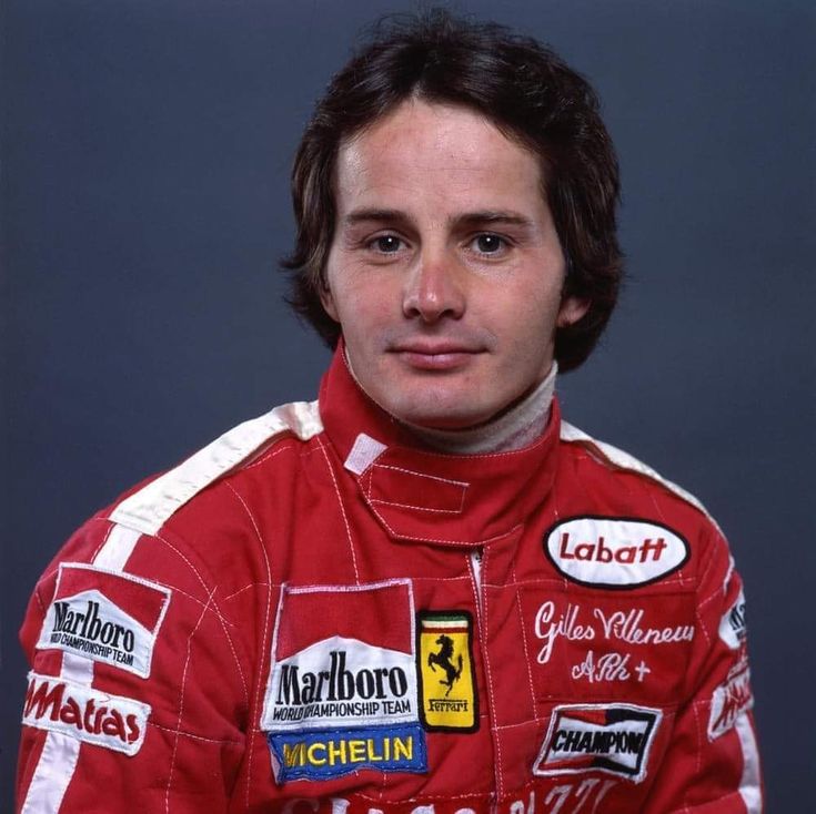 Ritratto di Gilles Villeneuve
